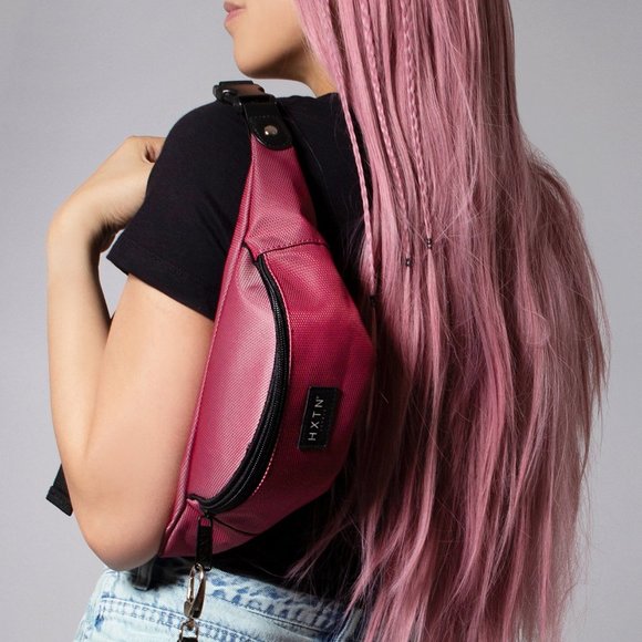 Prime One Bum Bag in Burgundy - Picture 2 of 3